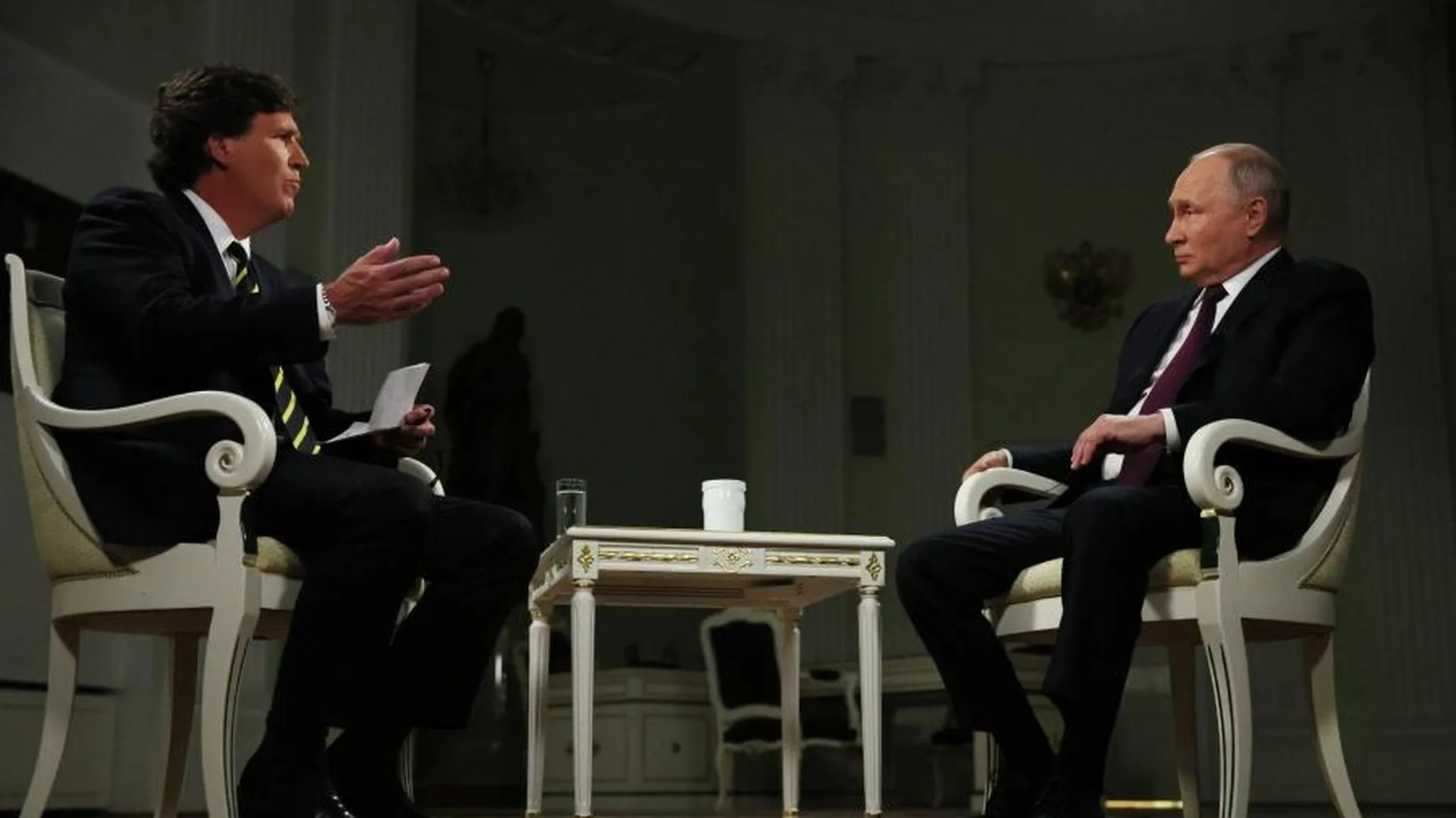 Стенограмма интервью Путина Карлсону опубликована на сайте Кремля