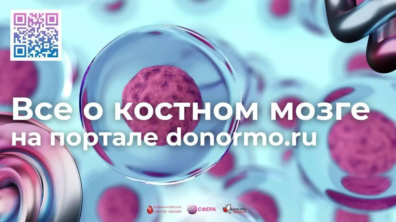 Донорам Подмосковья доступна полная картина о донорстве костного мозга