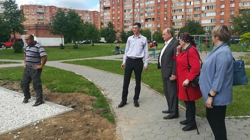 Новая детская площадка появится во дворе по Рабочей улице Домодедова к августу