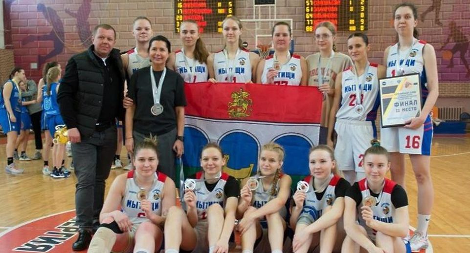 Мытищинские баскетболистки стали серебряными призерами первенства ЦФО
