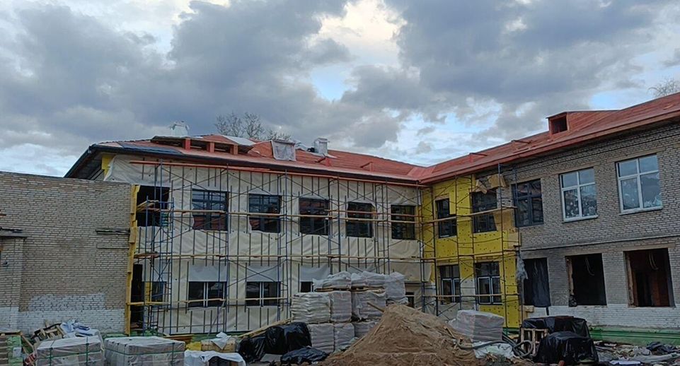 Капремонт здания школы № 11 в округе Пушкинский завершен на 40%