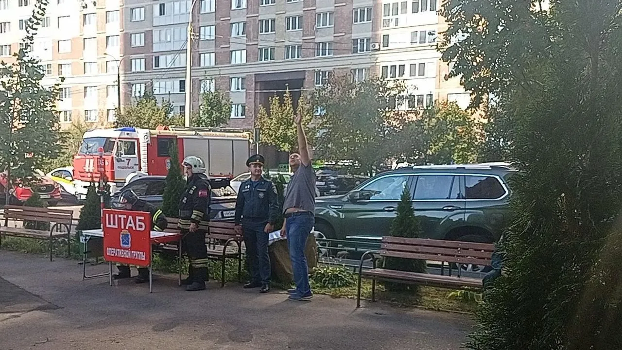 В округе Подольск прошли учения по тушению многоэтажек