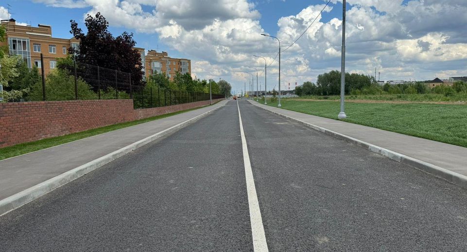 Строительство дороги к «Сколково» улучшит транспортную доступность ЖК в Одинцове