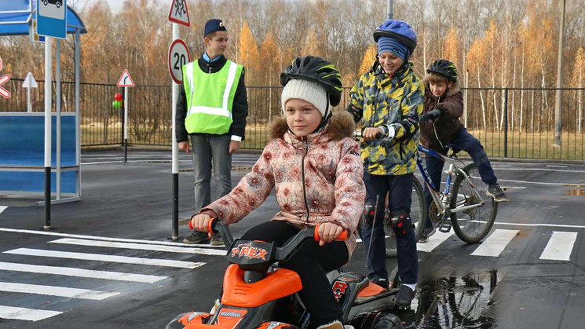 Пять детских автогородков может появиться в Подмосковье в 2016 г