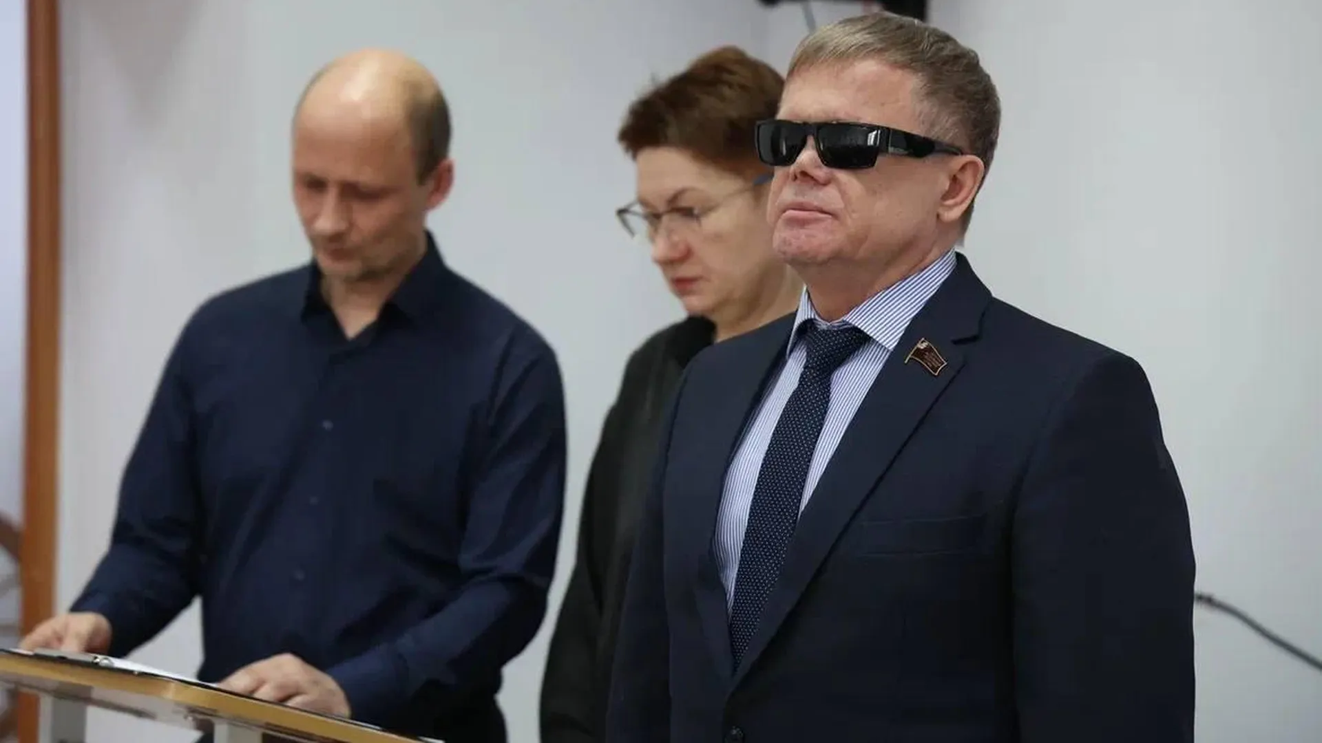 Депутат Вшивцев посетил мероприятие, посвященное освобождению Волоколамска от фашистов