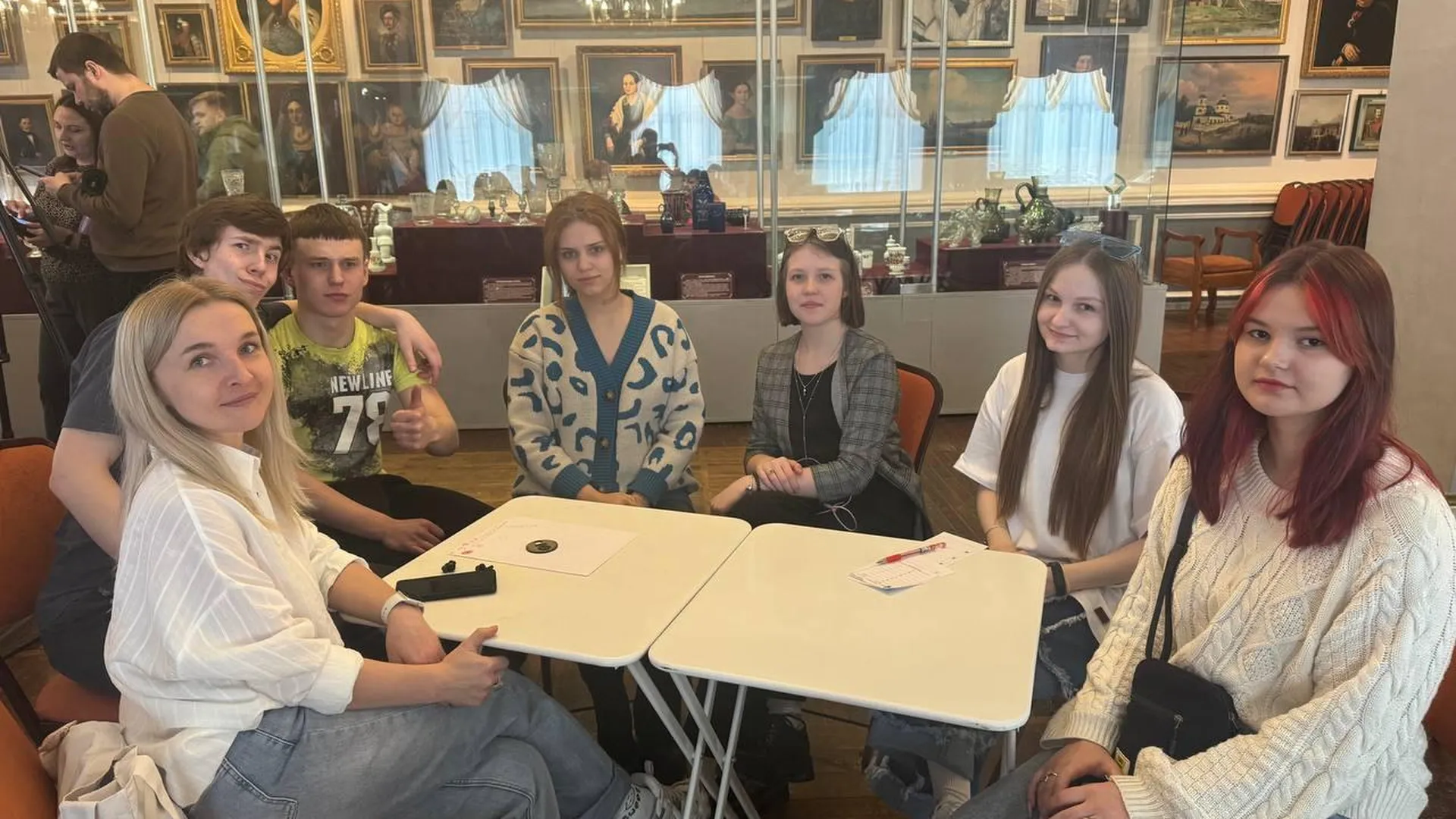 Студенты Егорьевска приняли участие в творческом фестивале «Живые картины»