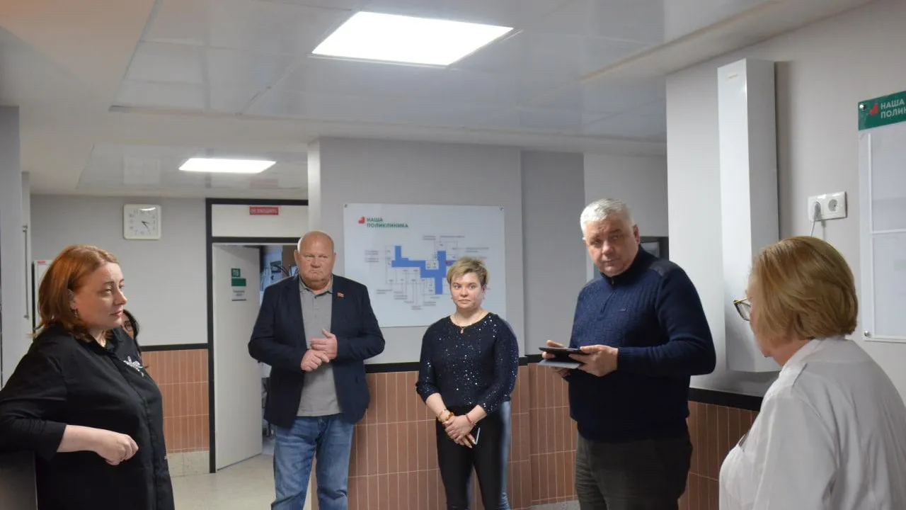 Депутат Ефимов осмотрел готовящееся к открытию детское отделение поликлиники в ЖК Балашихи