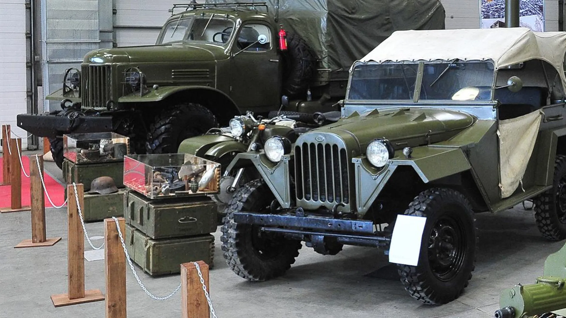 Выставка военной техники откроется в музее «Московский транспорт» в пятницу  | РИАМО
