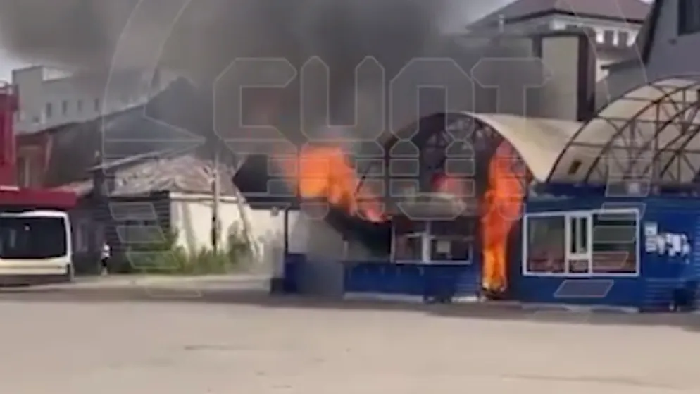 SHOT: чебуречная взорвалась у станции Кубинка в Подмосковье