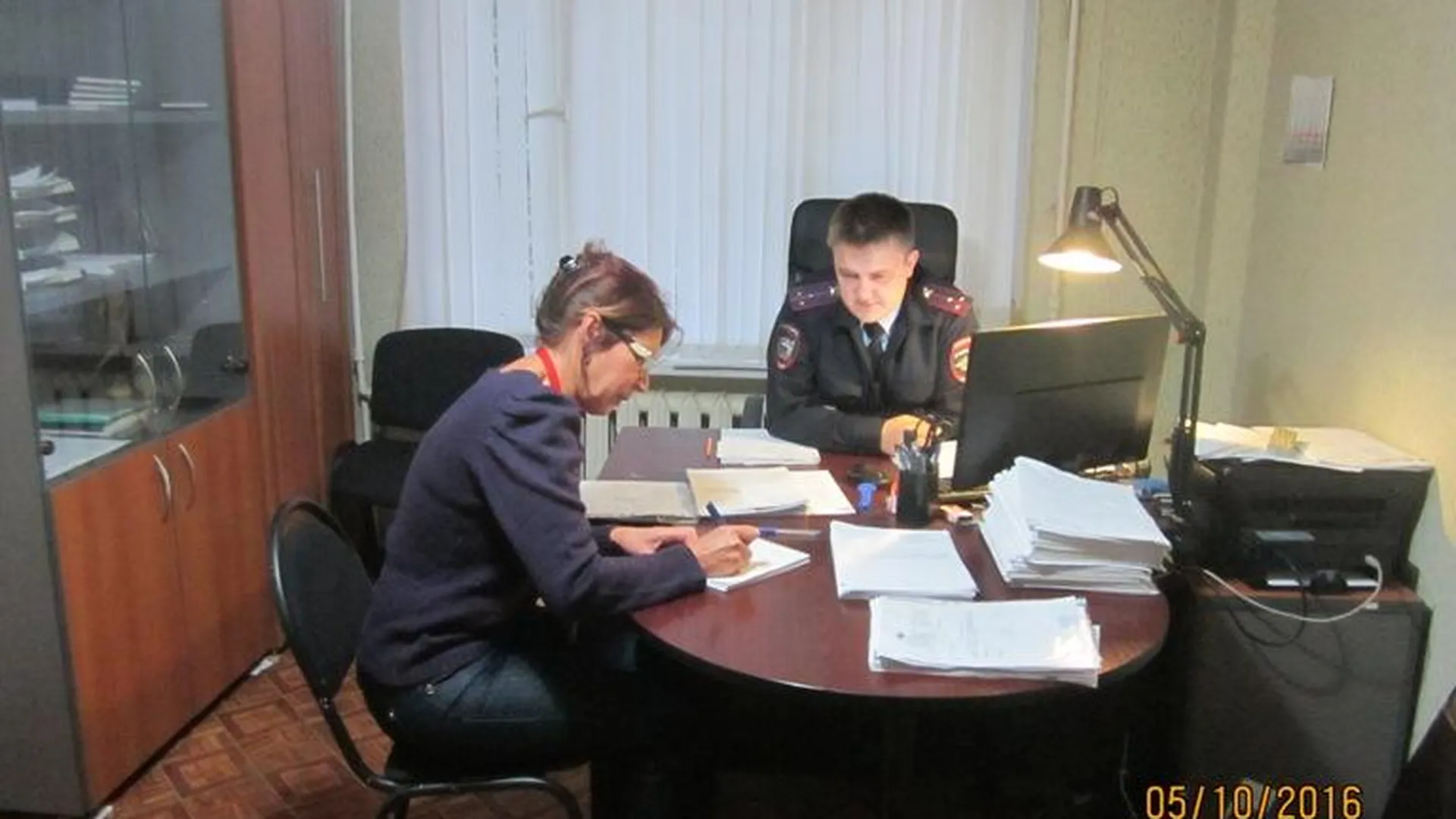 Председатель ОС при ОМВД РФ по Солнечногорскому району посетила комнату приема граждан