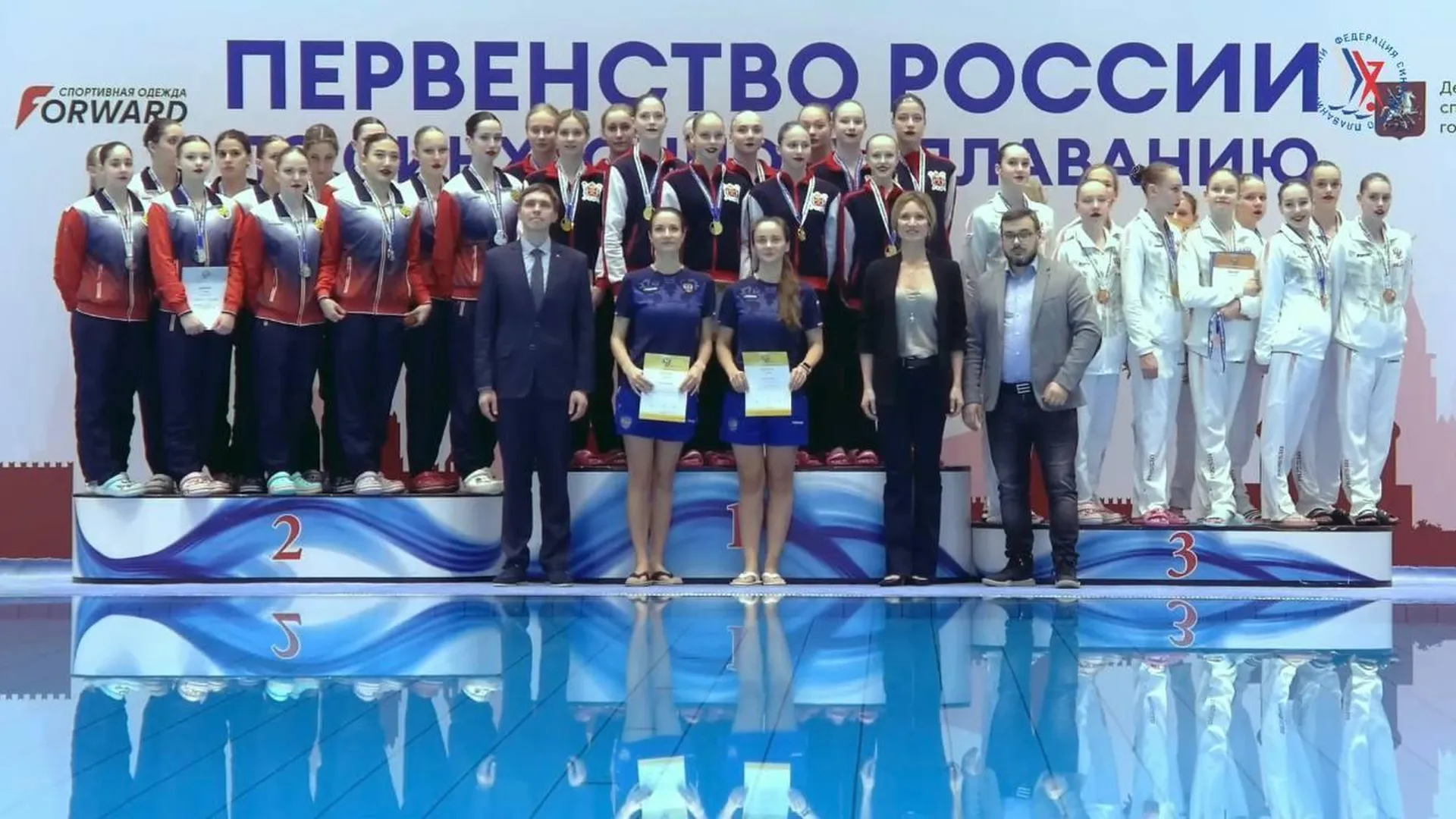 Подмосковные синхронисты стали призерами первенства России