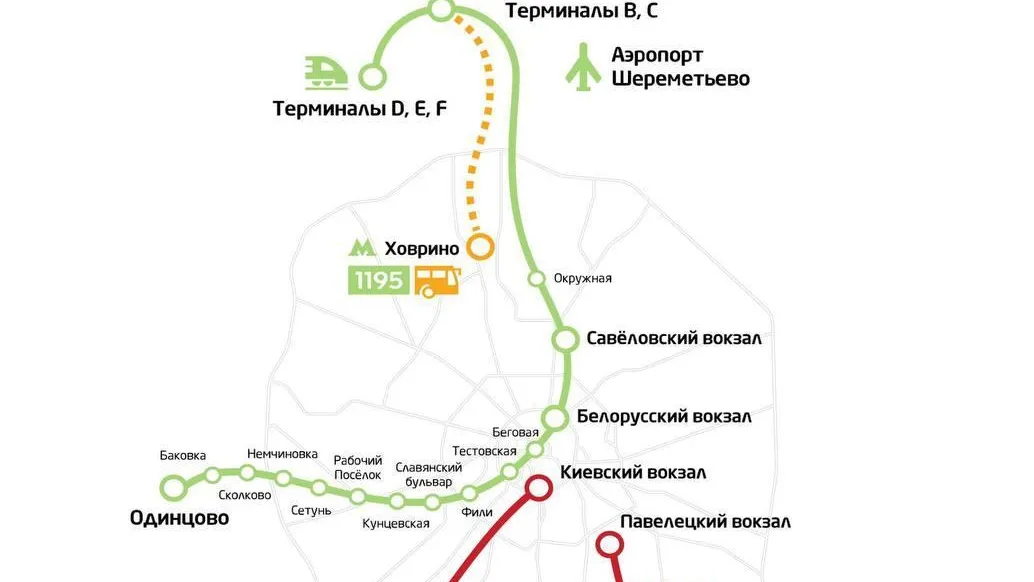 Аэроэкспрессы в Шереметьево будут следовать с изменениями в графике 14–15 и 28–29 октября