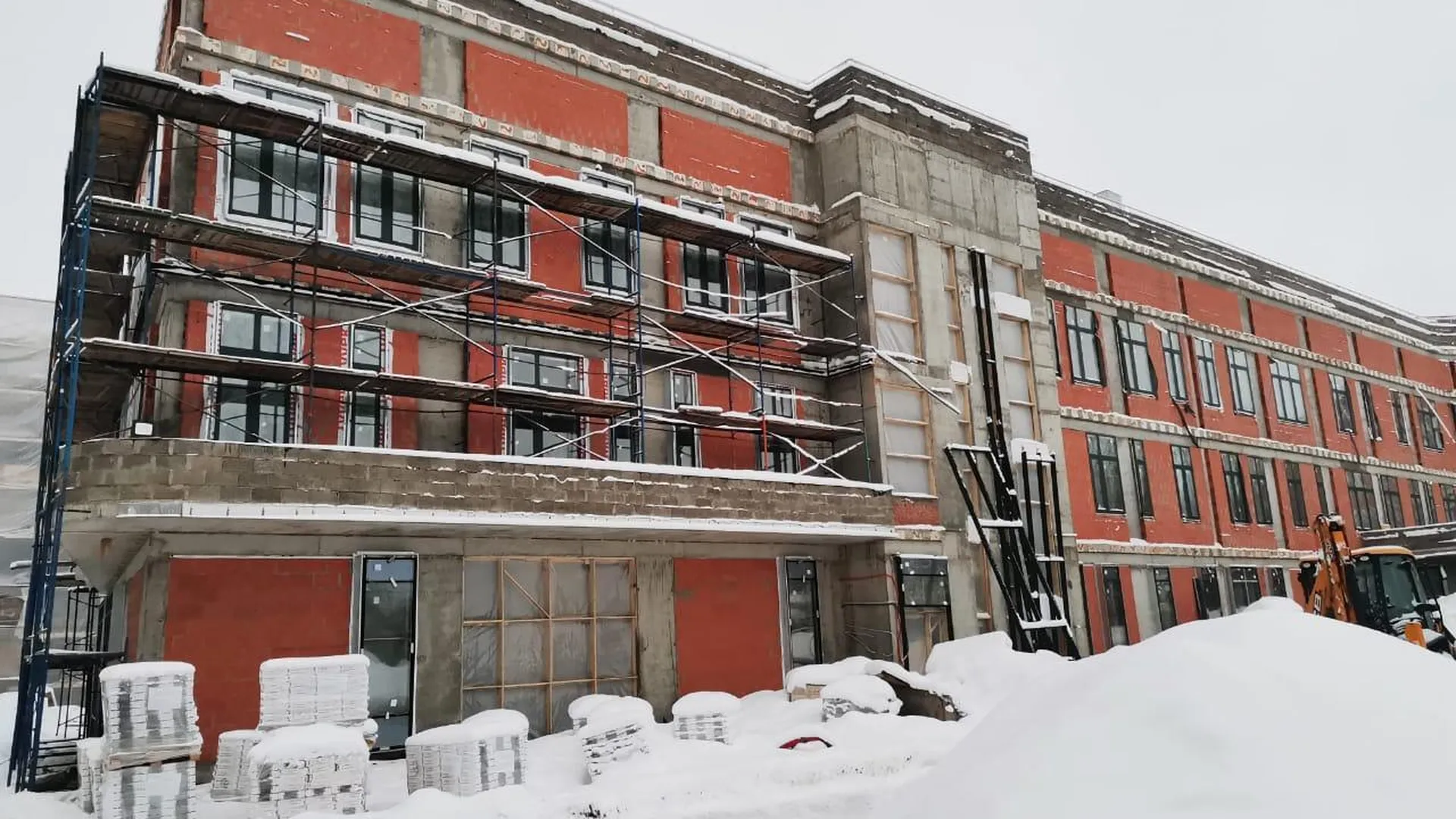 В Хотькове строят новый больничный комплекс Сергиево‑Посадской больницы