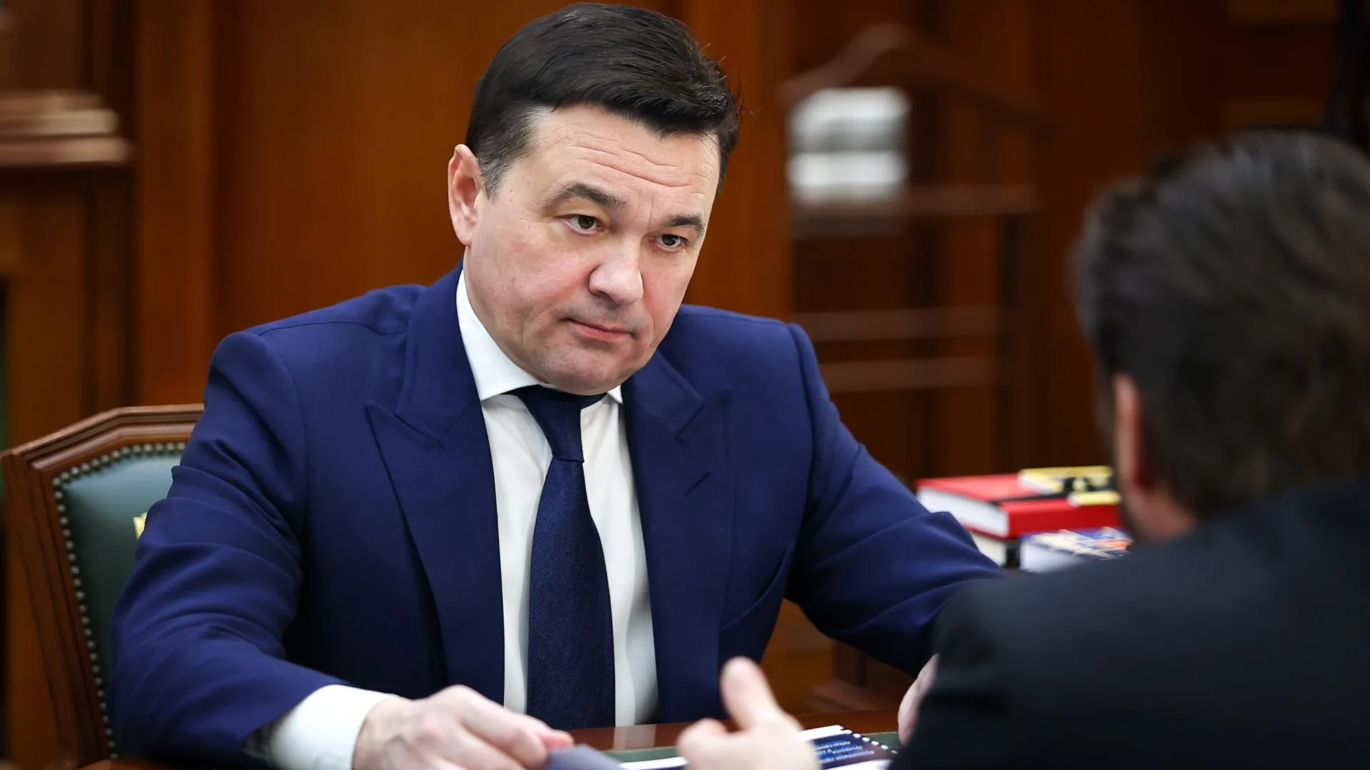 Губернатор Подмосковья обсудил с главой Домодедова планы развития округа