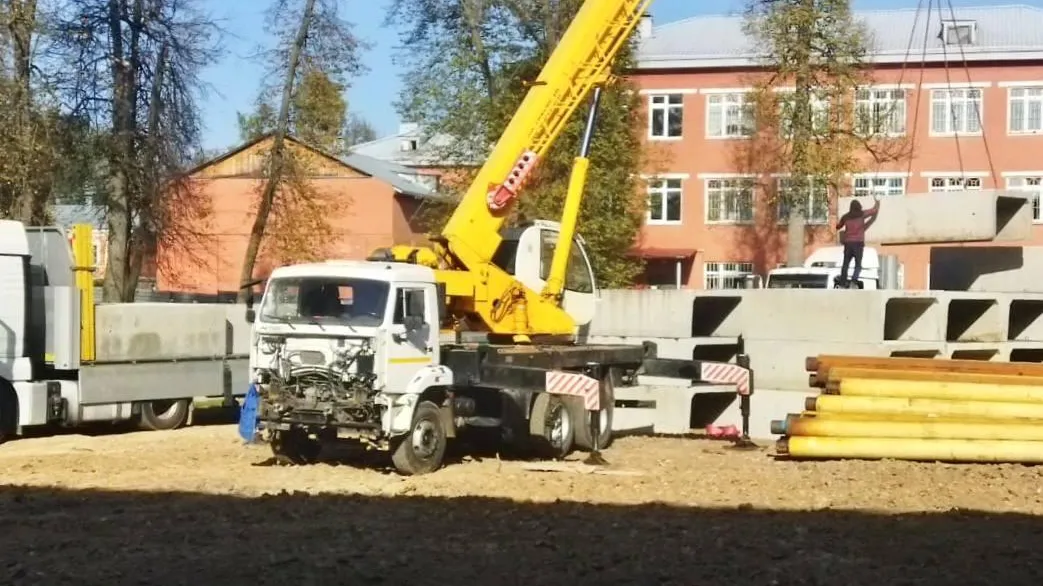 Подрядчик завершает строительство лечебного корпуса психиатрической больницы в Чехове