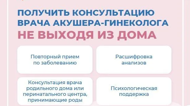 Почти 33 тыс беременных Подмосковья получили консультации врачей через Интернет