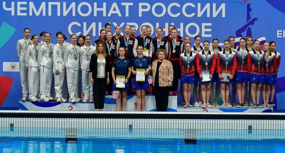 Сборная Подмосковья стала бронзовым призером ЧР по синхронному плаванию