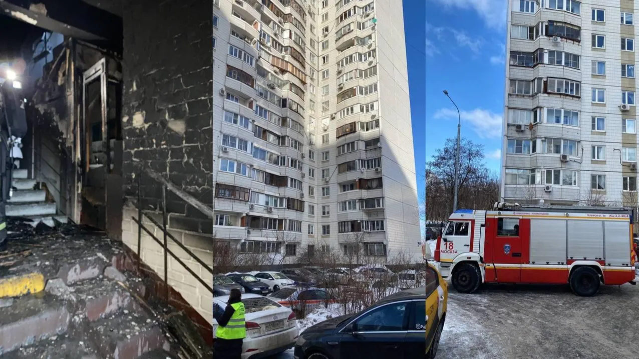 Погибшего при пожаре на северо‑востоке Москвы нашли в лифте | РИАМО