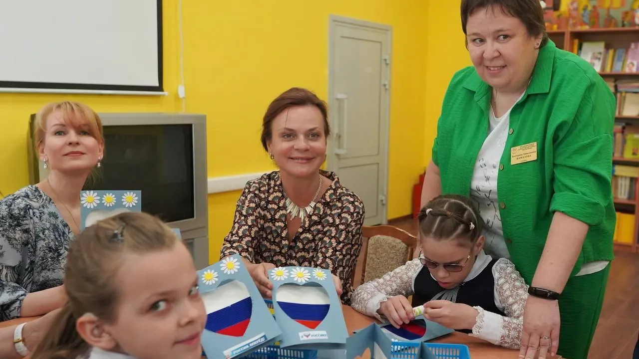 Председатель «Защитников Отечества» посетила центр для детей с ОВЗ в Подмосковье