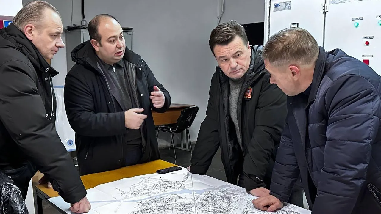 Андрей Воробьев: в Химках после аварии работают все 4 котла