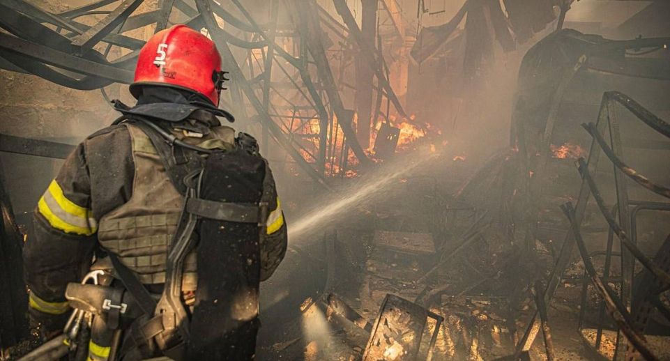 Пронин: в Полтавской области загорелся промышленный объект