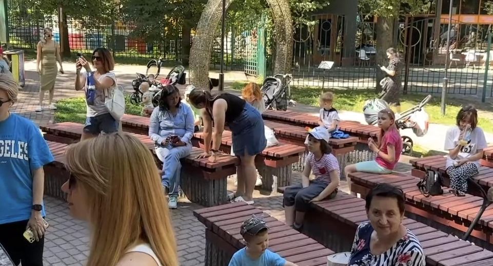 В Центральном парке города Видное состоялось танцевальное мероприятие для детей