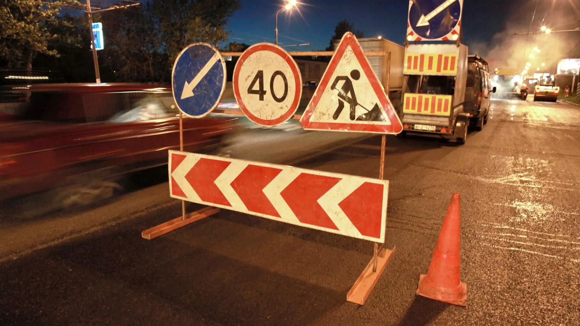 ГИБДД предупреждает о ремонтных работах на ряде автодорог