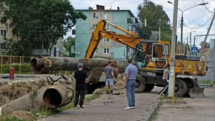 В Егорьевске начались работы по замене теплосетей на улице Антипова