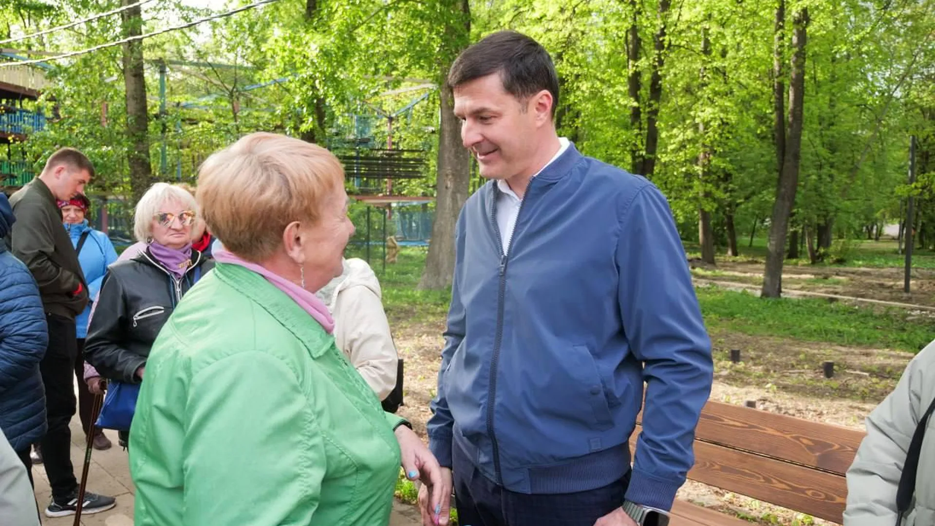 Глава Люберец встретился с жителями по вопросу реконструкции Наташинского парка