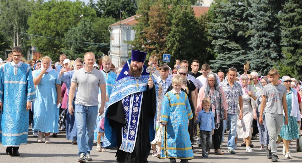 В Павловском Посаде отметили праздник явления иконы Пресвятой Богородицы во граде Казани