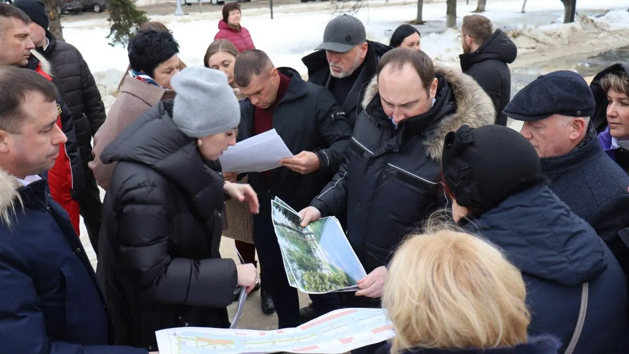 Глава Ступина рассказал о планах благоустройства пешеходной зоны на ул. Андропова