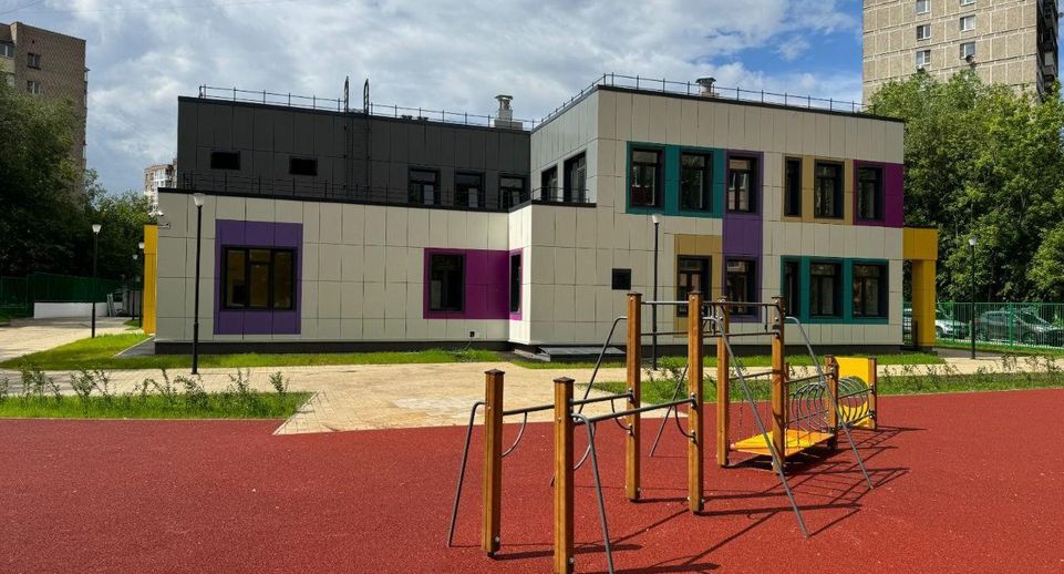В Люберцах строительство детсада на 120 воспитанников завершат в конце июня