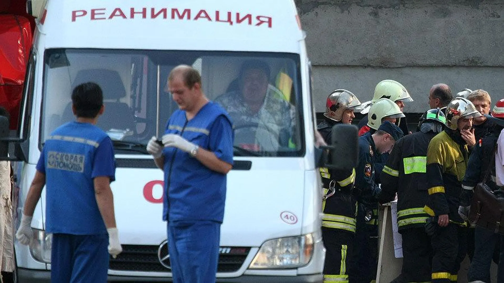 Автобус столкнулся с микроавтобусом в Подмосковье, пострадали пятеро