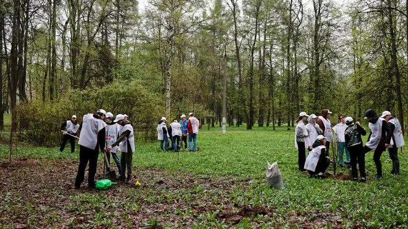 В Мытищах высадили 1 тыс саженцев