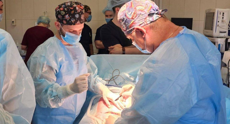 Очередную уникальную операцию беременной провели в Видновском перинатальном центре