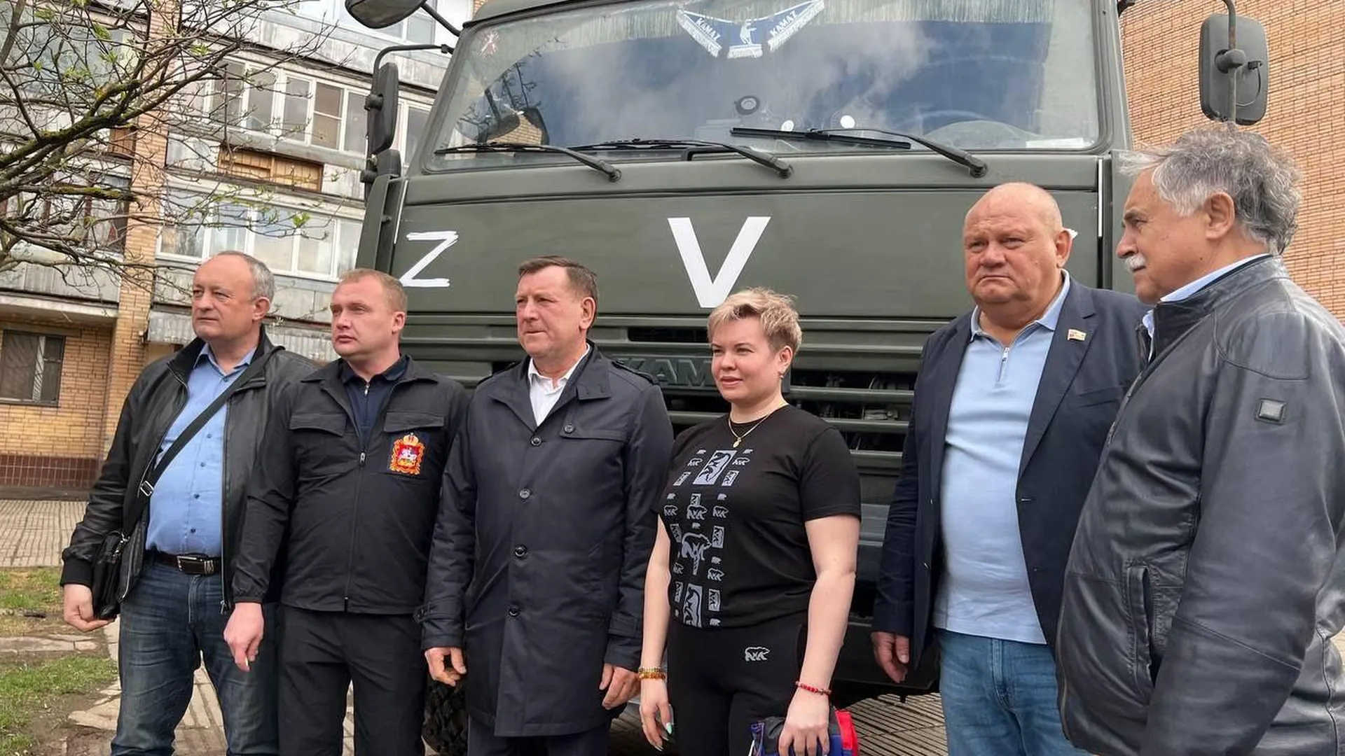 Из Балашихи в Луганск отправили десятитонный грузовик с гуманитарным грузом