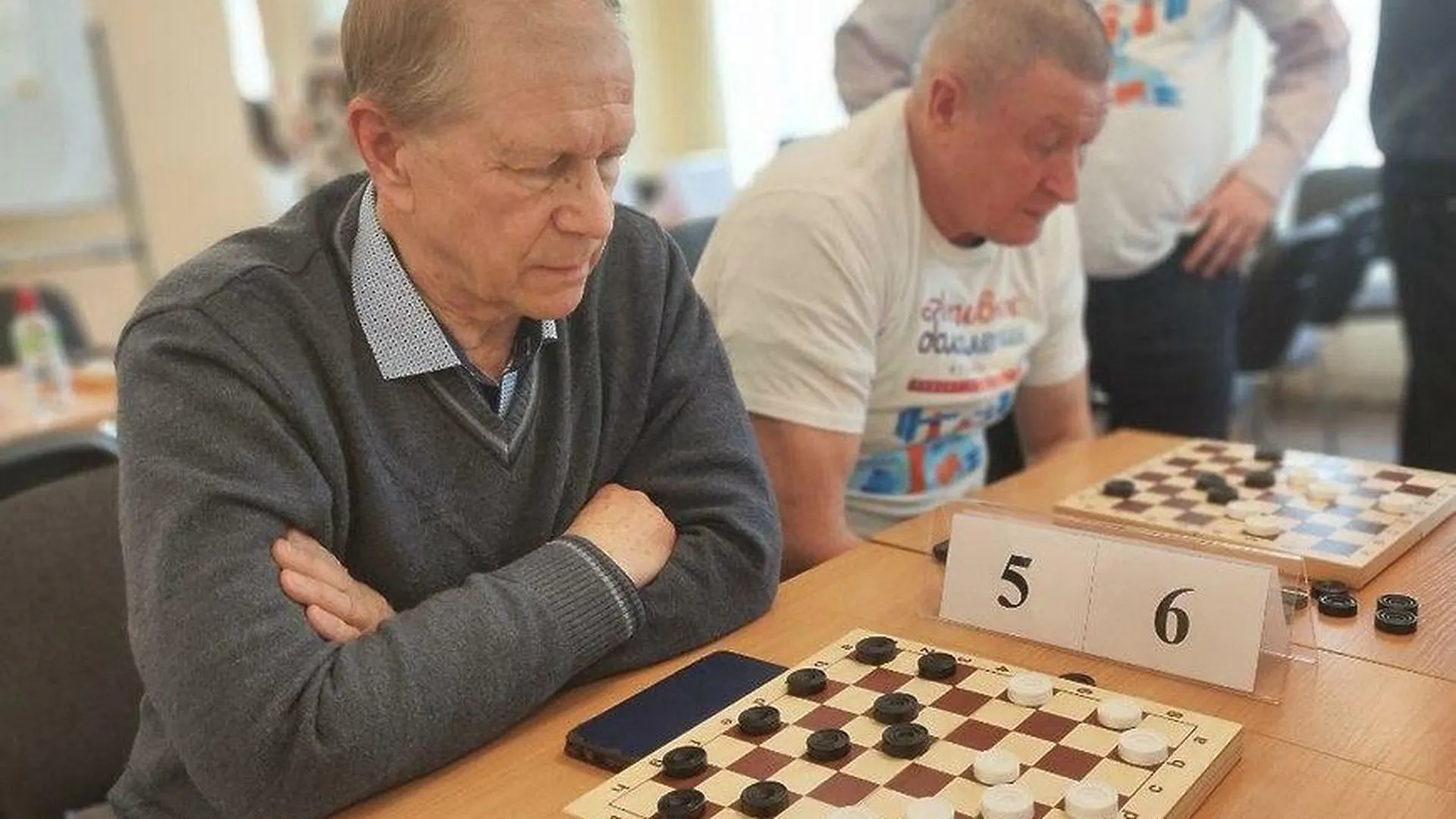 Долголеты из Шатуры заняли призовые места на турнире по шашкам в Наро‑Фоминске