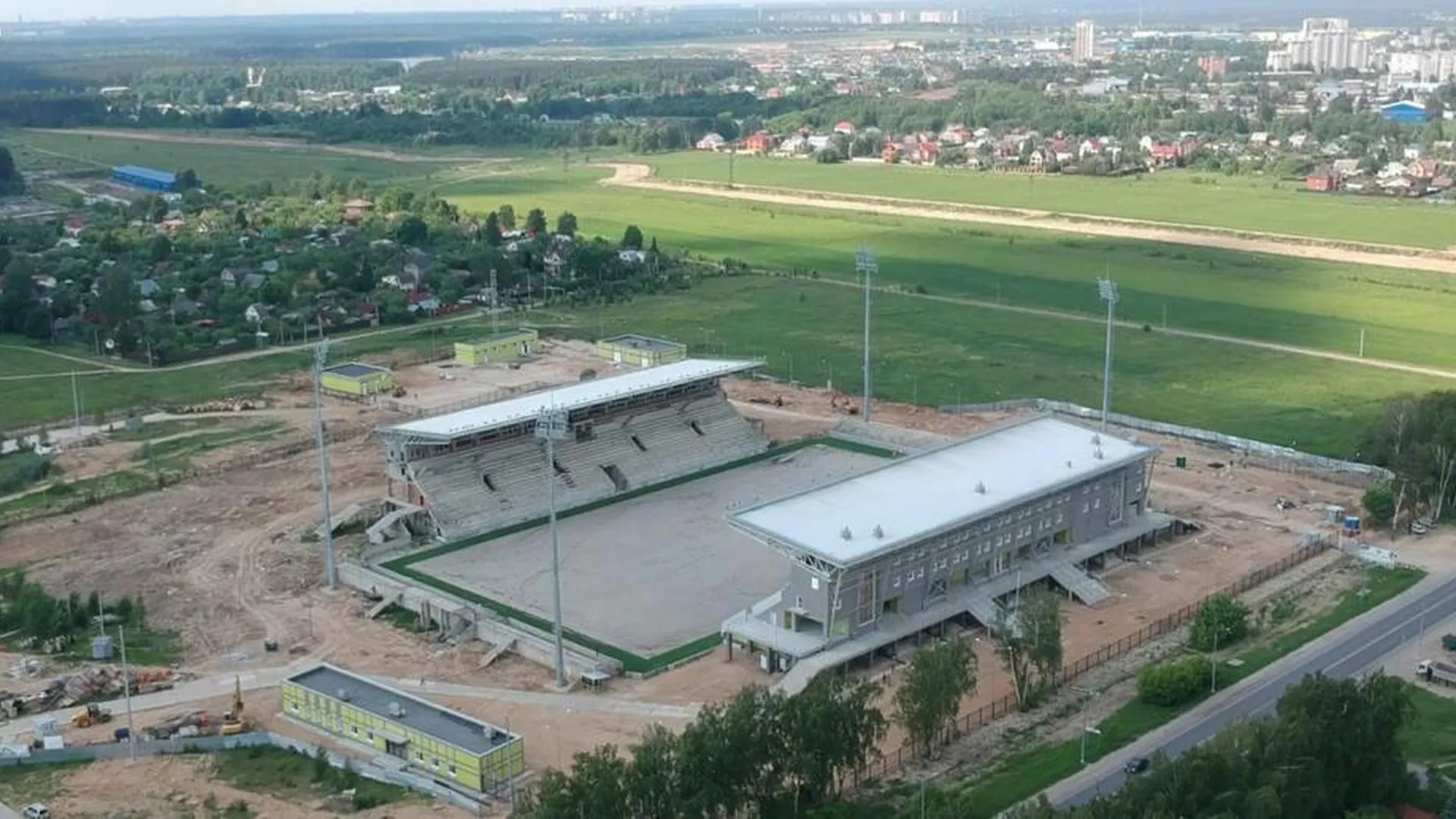 В поселке Щелкова достроят стадион для игры в регби в 2020 году