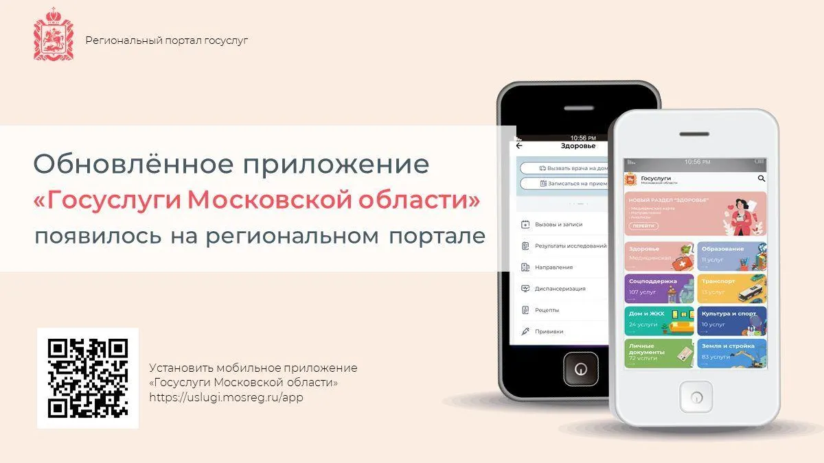 Обновленное приложение «Госуслуги Московской области» появилось на  региональном портале | РИАМО