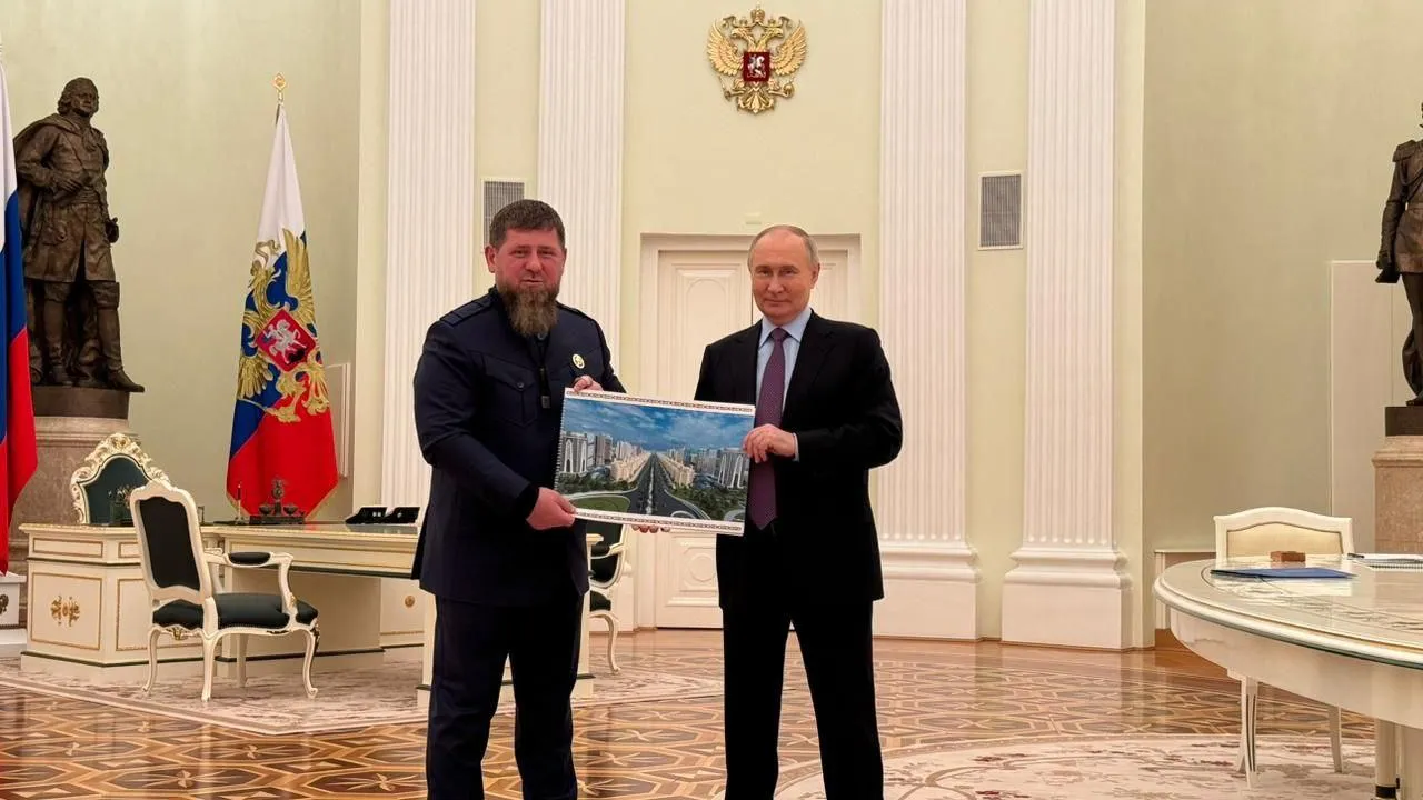 Глава Чечни доложил Путину о развитии республики