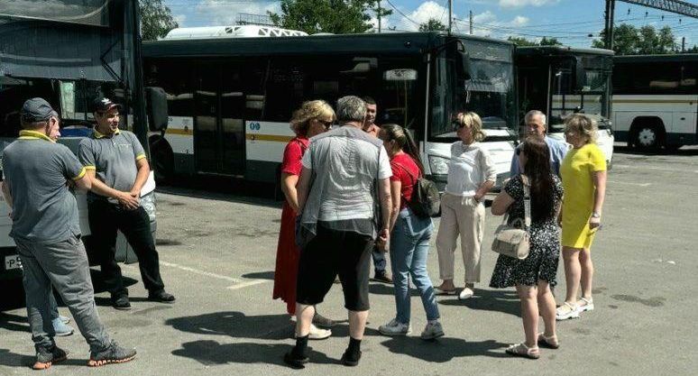 В Чехове проверили работу кондиционеров в автобусах