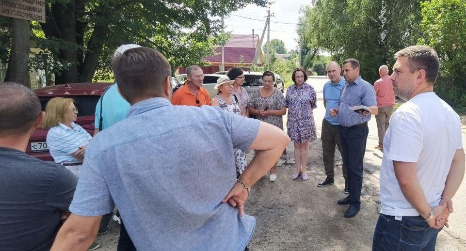 Замглавы Балашихи Алексей Ковалев провел обход территории в деревне Федурново