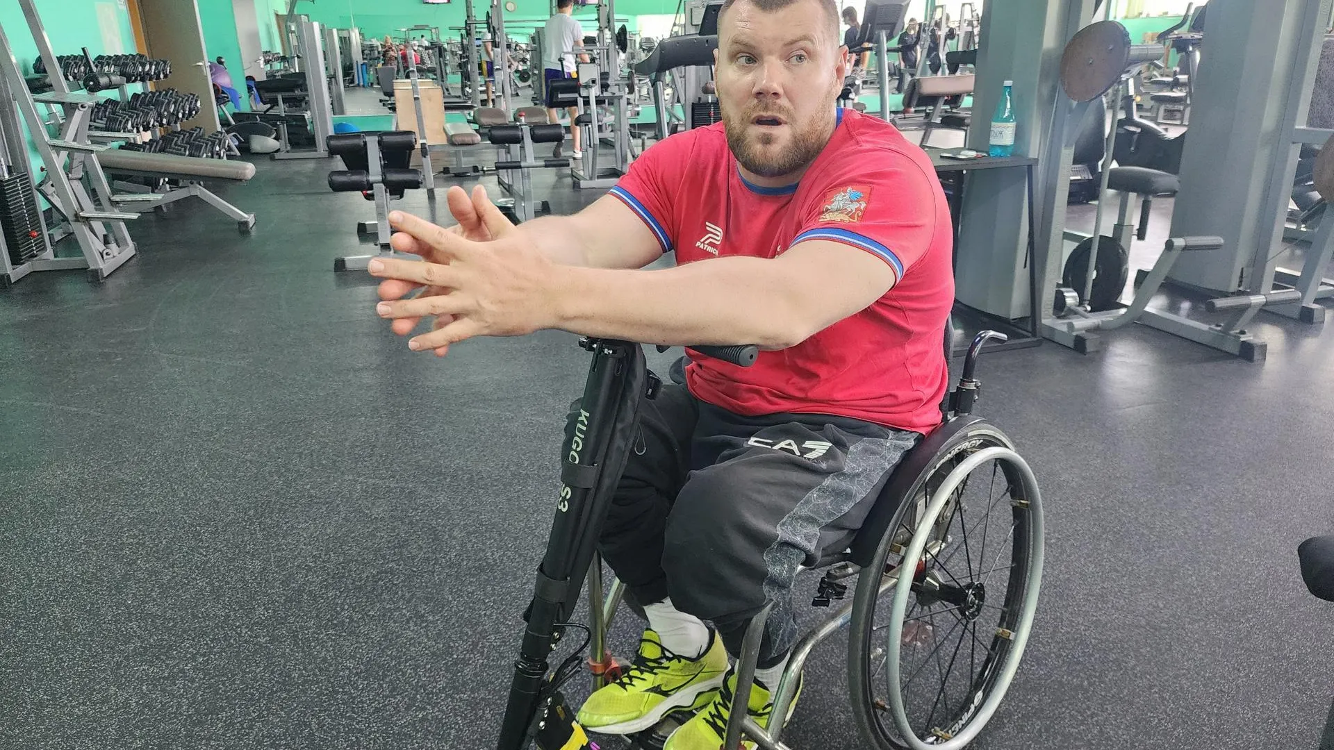 Рекордсмен по толканию ядра, паралимпиец из Звенигорода Сергей Сокульский