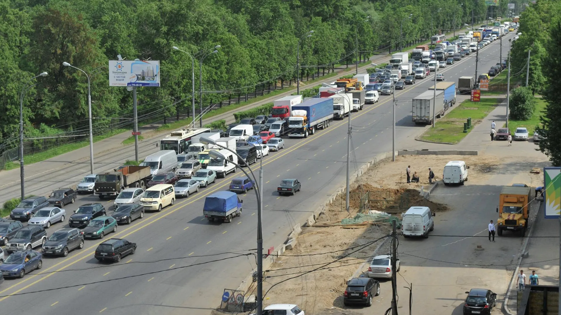 Движение транспорта ограничат на Липкинском шоссе до 25 августа