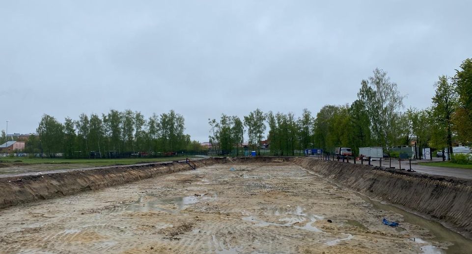В Луховицах приступили к обновлению стадиона «Спартак»
