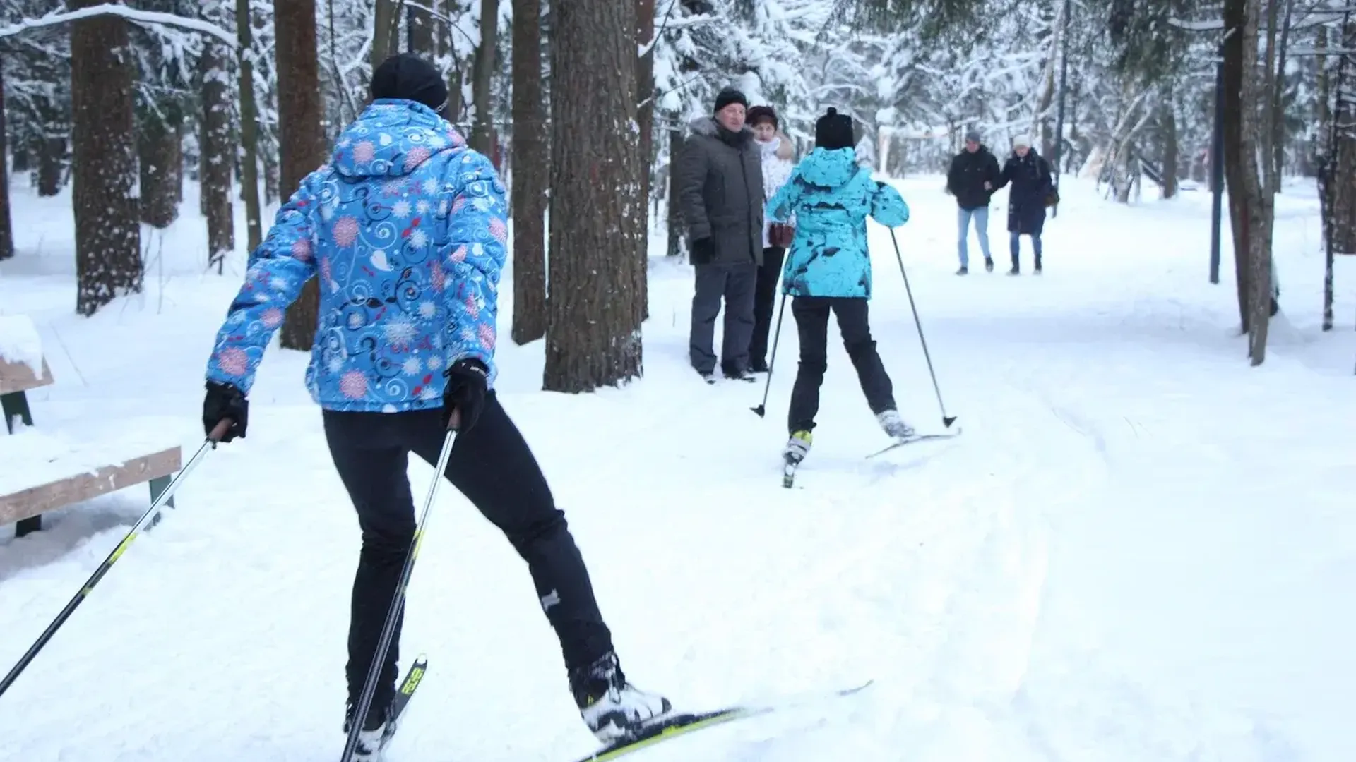 Три лыжные трассы функционируют на территории Луховиц для жителей и гостей округа