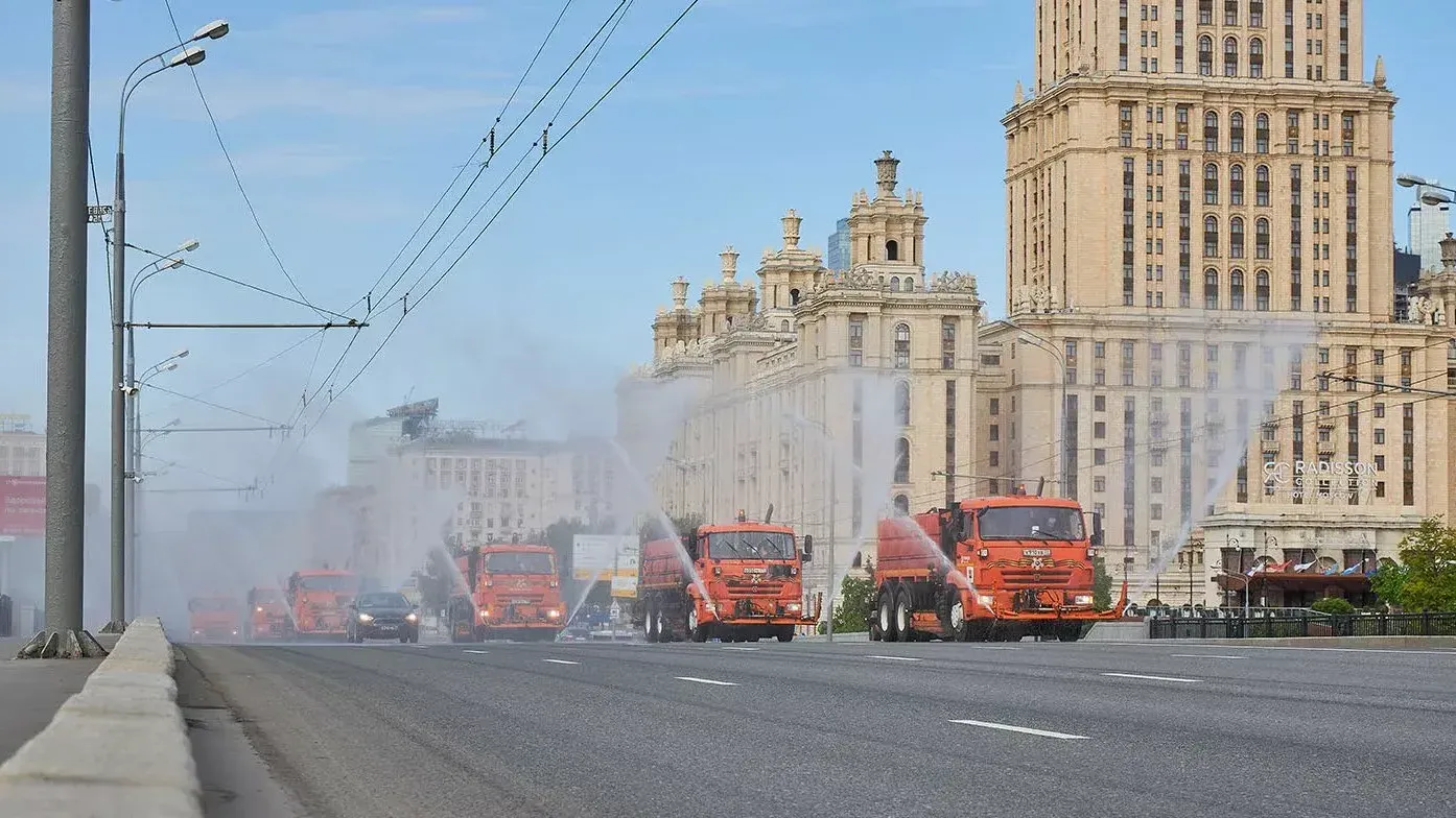 Аэрацию проводят в Москве из-за жаркой погоды