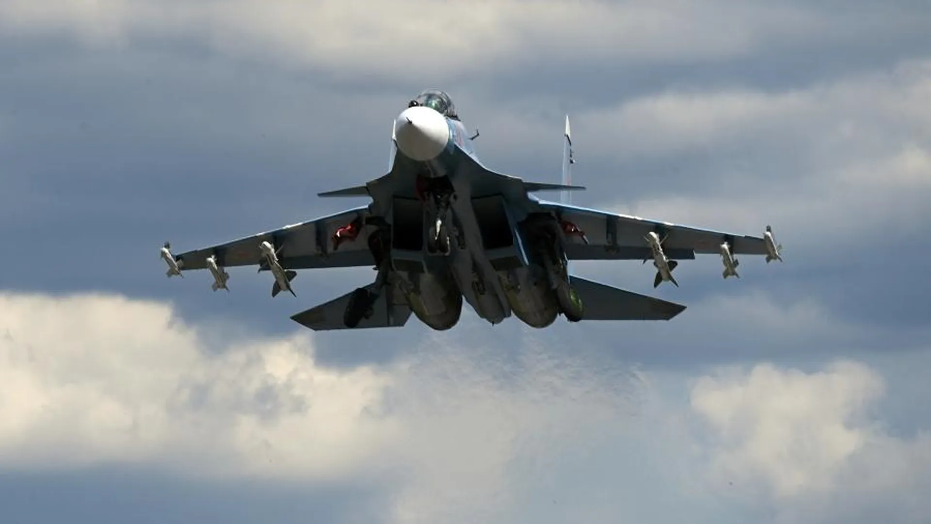 Минобороны РФ показало уничтоживший украинский БПЛА истребитель Су-30