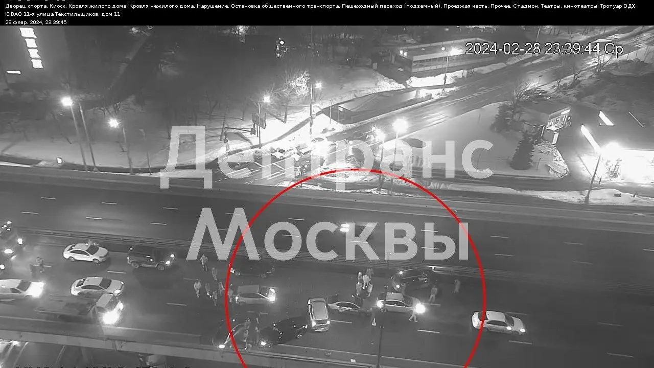 Массовая авария произошла на Волгоградском проспекте в столице