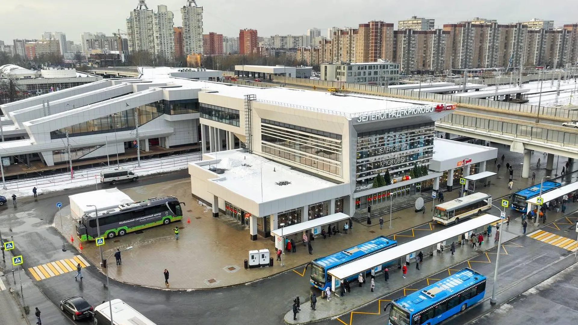 На станции Зеленоград‑Крюково МЦД‑3 открыли интеграционный вестибюль